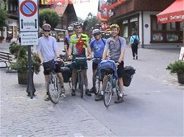 Group photo at Gstaad taken by a friendly German tourist